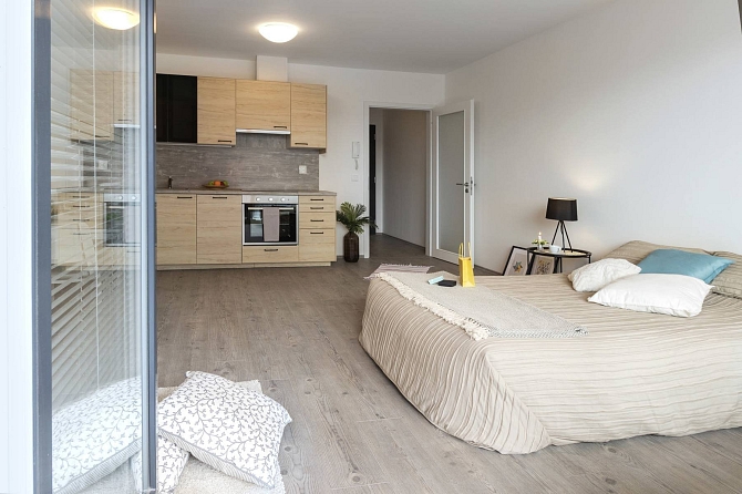 Pronájem bytu 1+kk 56 m², Vašíčkova, Kladno